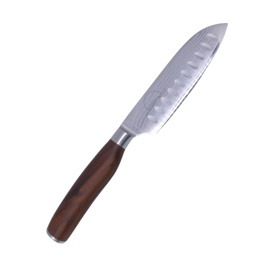 couteau damas santoku